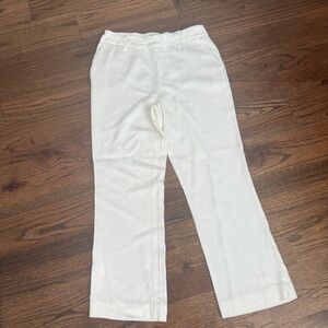 White Linen Pants